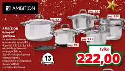 Kaufland Komplet garnków Ambition oferta