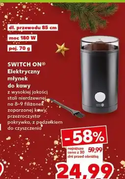 Kaufland Młynek do kawy km-a0201 Switch On oferta