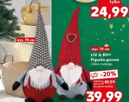 Kaufland Figurka gnom 75 cm Liv & Bo oferta