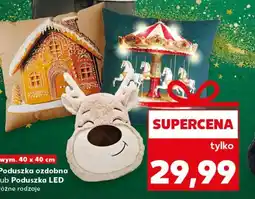 Kaufland Poduszka świąteczna led oferta
