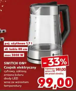 Kaufland Czajnik 1.7 l Switch On oferta