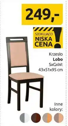 Black Red White krzesło Lobo oferta