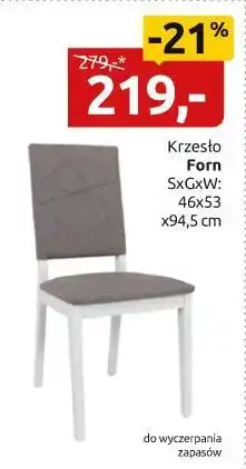 Black Red White krzesło Forn oferta