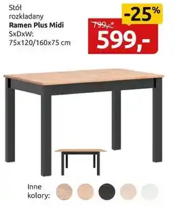 Black Red White stół rozkładany Ramen Plus Midi oferta