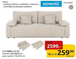 Black Red White sofa Hello oferta