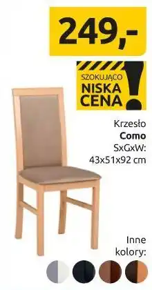 Black Red White krzesło Como oferta