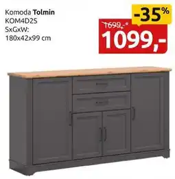 Black Red White komoda Tolmin oferta