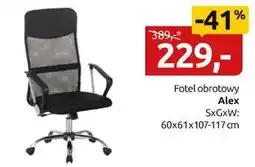 Black Red White fotel obrotowy Alex oferta