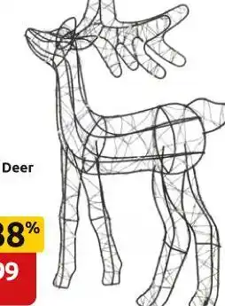 Black Red White dekoracja świąteczna Deer oferta