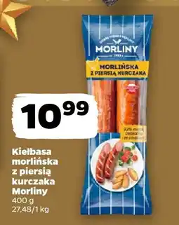Netto Kiełbasa morlińska z piersią kurczaka Morliny oferta