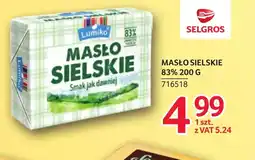 Selgros Masło Lumiko oferta