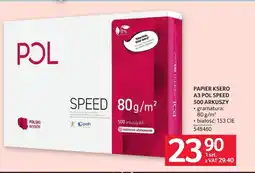 Selgros Papier ksero Polspeed oferta