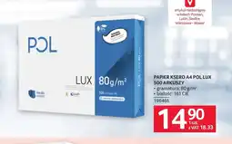 Selgros Papier ksero Lux oferta