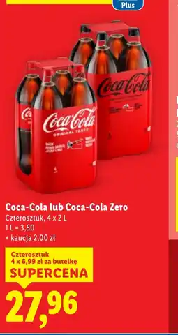 Lidl Napój gazowany Coca-Cola oferta