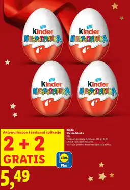 Lidl niespodzianka Kinder oferta