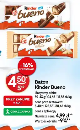 Żabka Baton Kinder oferta