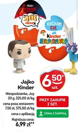 Żabka Jajko niespodzianka Kinder oferta