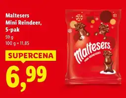 Lidl Czekolada Mini Reindeer Maltesers oferta