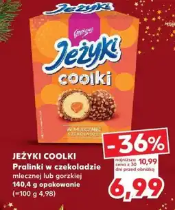 Kaufland Pralinki w czekoladzie mlecznej COOLKI Jeżyki oferta
