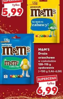 Kaufland Draże orzechowe w czekoladzie M&M'S oferta