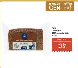 Biedronka Chleb Pano żytni 100% pełnoziarnisty oferta