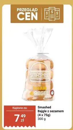 Biedronka Bajgle z sezamem (4 x 75g) Smashed oferta