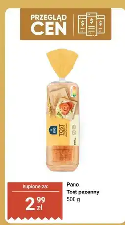 Biedronka Tost pszenny Pano oferta