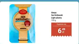 Biedronka Ser Królewski Light plastry Sierpc oferta