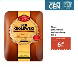 Biedronka Ser Królewski wędzony plastry Sierpc oferta