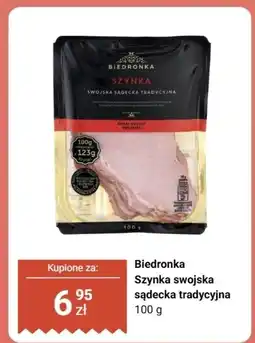 Biedronka Szynka swojska sądecka tradycyjna Biedronka oferta