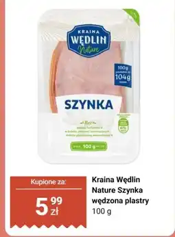 Biedronka Szynka Nature wędzona plastry Kraina Wędlin oferta