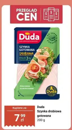 Biedronka Szynka drobiowa gotowana Duda oferta
