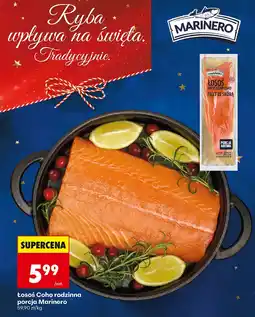 Biedronka Łosoś Coho rodzinna porcja Marinero oferta