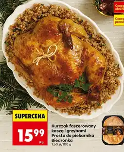 Biedronka Kurczak faszerowany kaszą i grzybami Prosto do piekarnika Biedronka oferta