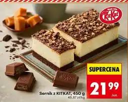 Biedronka Sernik z KITKAT 450g Biedronka oferta