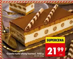 Biedronka Ciasto rurki słony karmel 500g Biedronka oferta