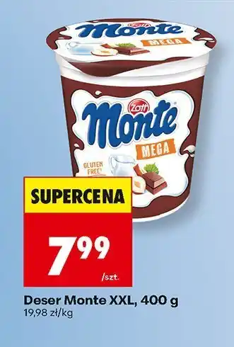 Biedronka Deser Monte XXL Zott oferta