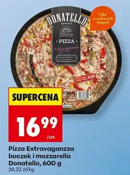 Biedronka Pizza Extravaganzza boczek i mozzarella Donatello oferta