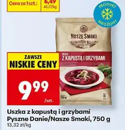 Biedronka Uszka z kapustą i grzybami Pyszne Danie/Nasze Smaki Biedronka oferta