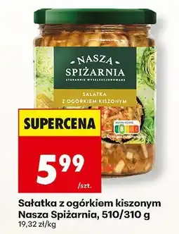 Biedronka Sałatka z ogórkiem kiszonym Nasza Spiżarnia oferta