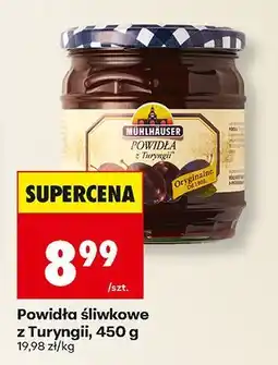 Biedronka Powidła śliwkowe z Turyngii, 450 g Biedronka oferta