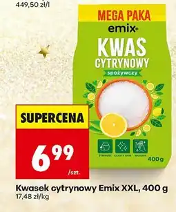 Biedronka Kwasek cytrynowy XXL Emix oferta