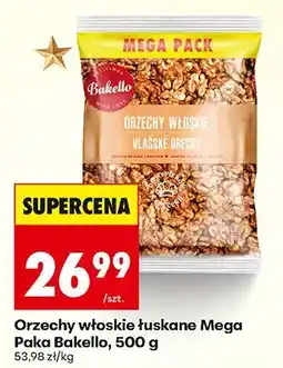 Biedronka Orzechy włoskie tuskane Mega Paka, 500 g Bakello oferta