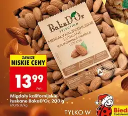 Biedronka Migdały kalifornijskie łuskane 200 g BakaD'Or oferta