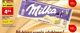 Biedronka Czekolada biała Milka oferta