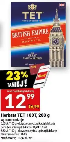 Twój Market Herbata TET 100T, 200 g oferta