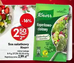 Żabka Sos sałatkowy Knorr różne rodzaje oferta