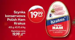 Żabka Szynka konserwowa Polish Ham Krakus oferta