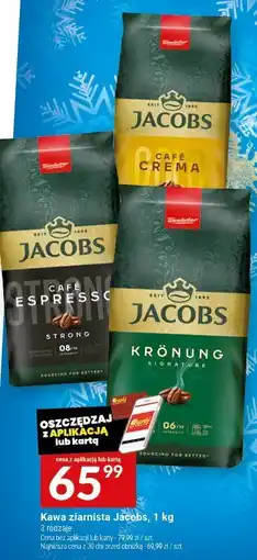 Twój Market Kawa ziarnista Jacobs, 1 kg oferta