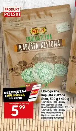 Twój Market Kapusta kiszona ekologiczna Stan, 1200 g oferta